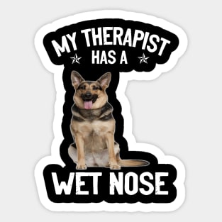 My Therapist Has A Wet Nose Sticker